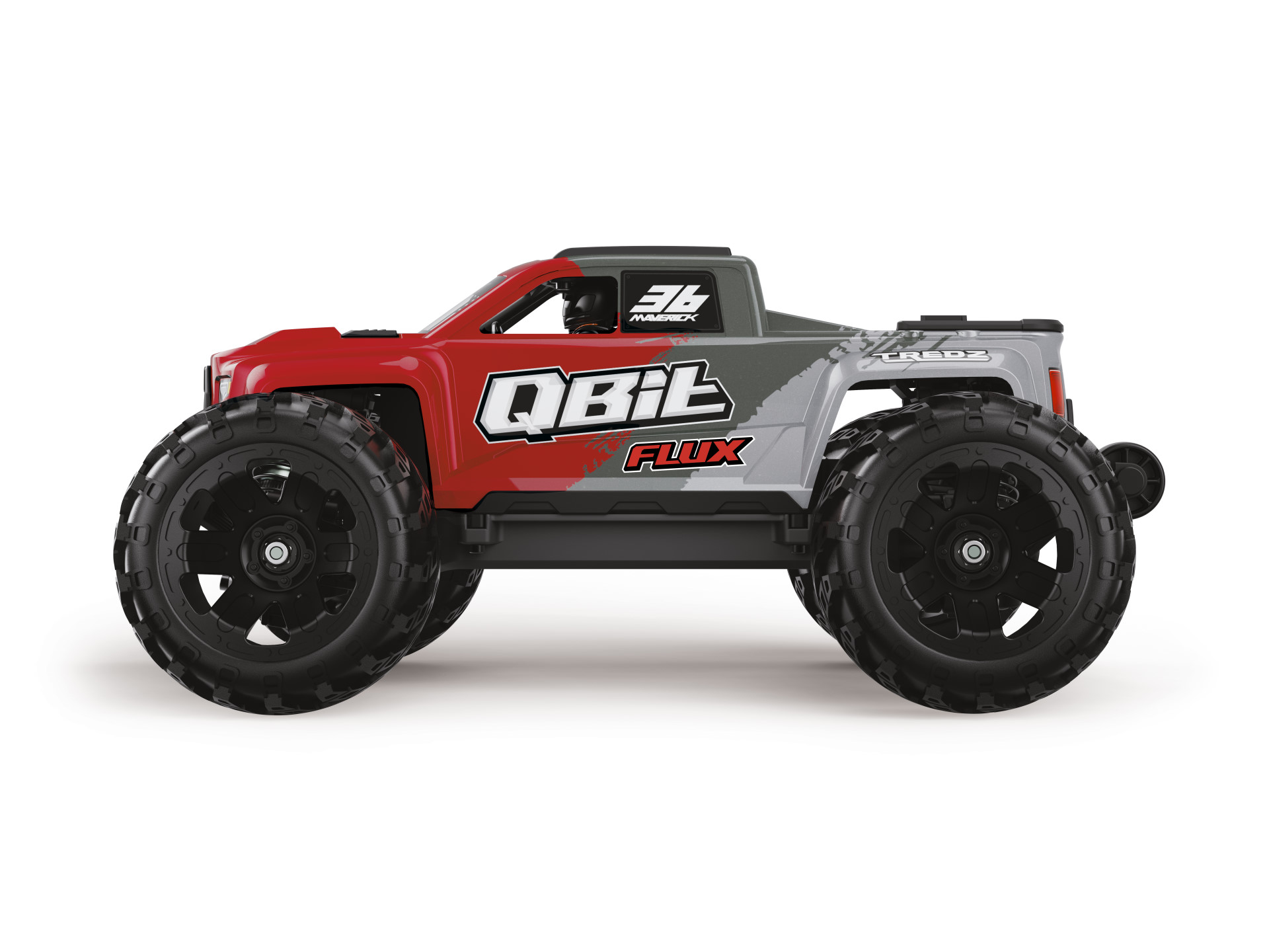Maverick QBit MT Flux 1/16 4WD Brushless Monstertruck Rot 151005 - Abbildung 2