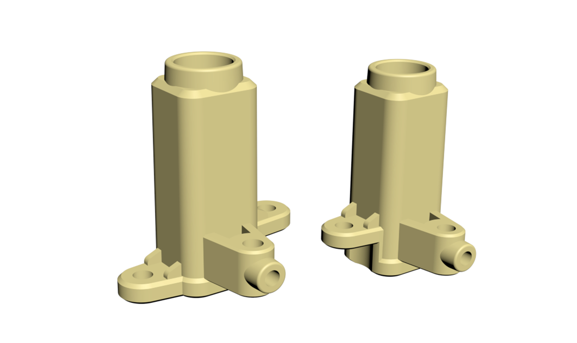 Amewi Achsverbindungssockel L & R für 8x8 Truck sand T043