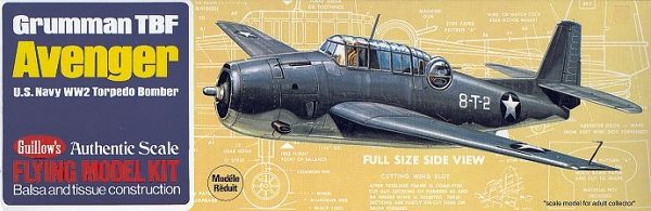 Guillow Grumman TBF Avenger Balsabausatz 509