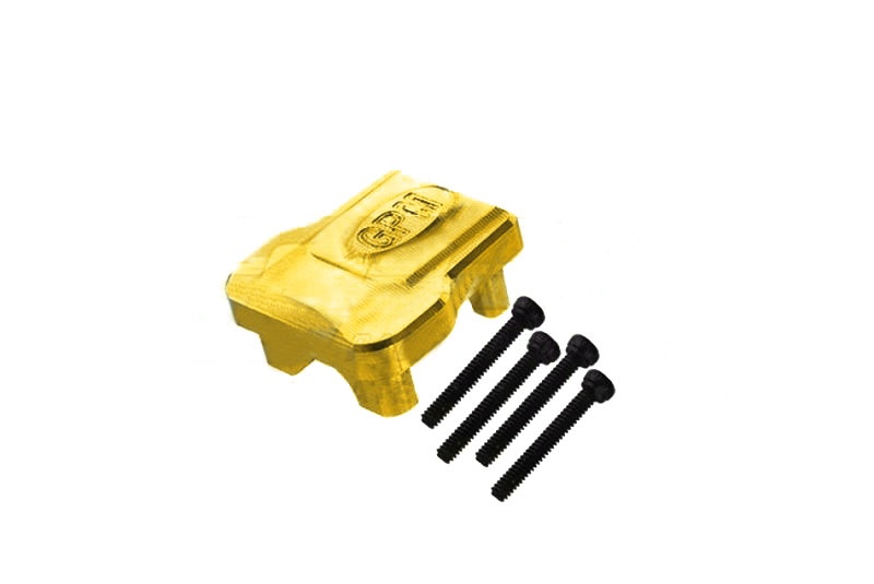 GPM Achsen-Abdeckung Messing v/h Traxxas-4M - Abbildung 1