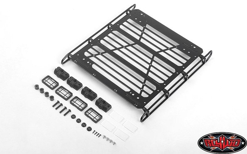 RC4WD Adventure Steel Roof Rack w/ Front and Rear Lights VVV-C0923
