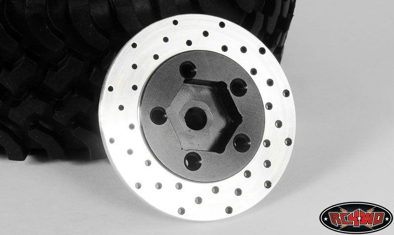 RC4WD 1.9 5 Lug Steel Wheel Hex Hub with Brake Rotor Z-S0532