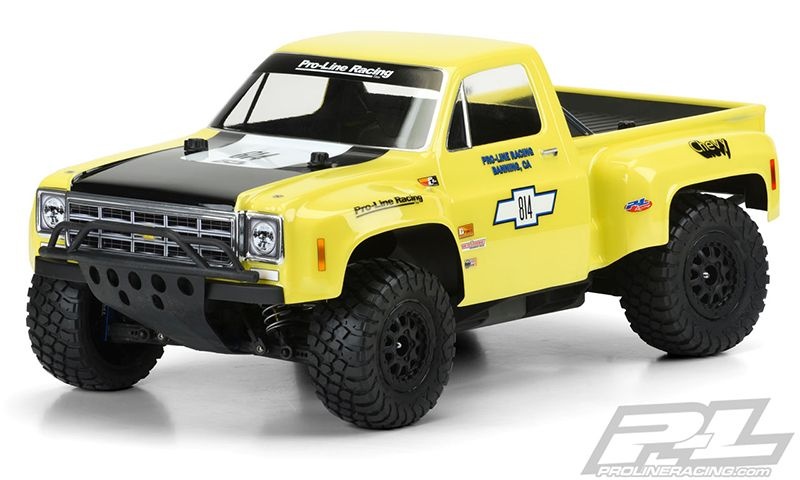 Pro-Line 1978 Chevy C-10 Race-Truck Karo klar für Slash 2WD + 4x4 & SC10 3510-00