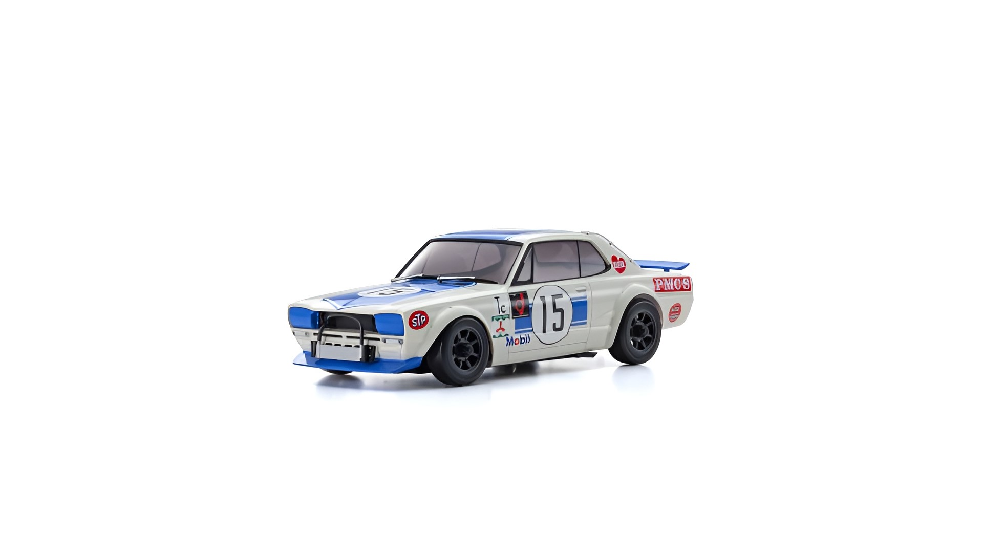 Kyosho Mini-Z AWD Skyline 2000GT-R KPGC10 Racing'72 Blue No15 (MA020/KT531P) 32643BL - Abbildung 1