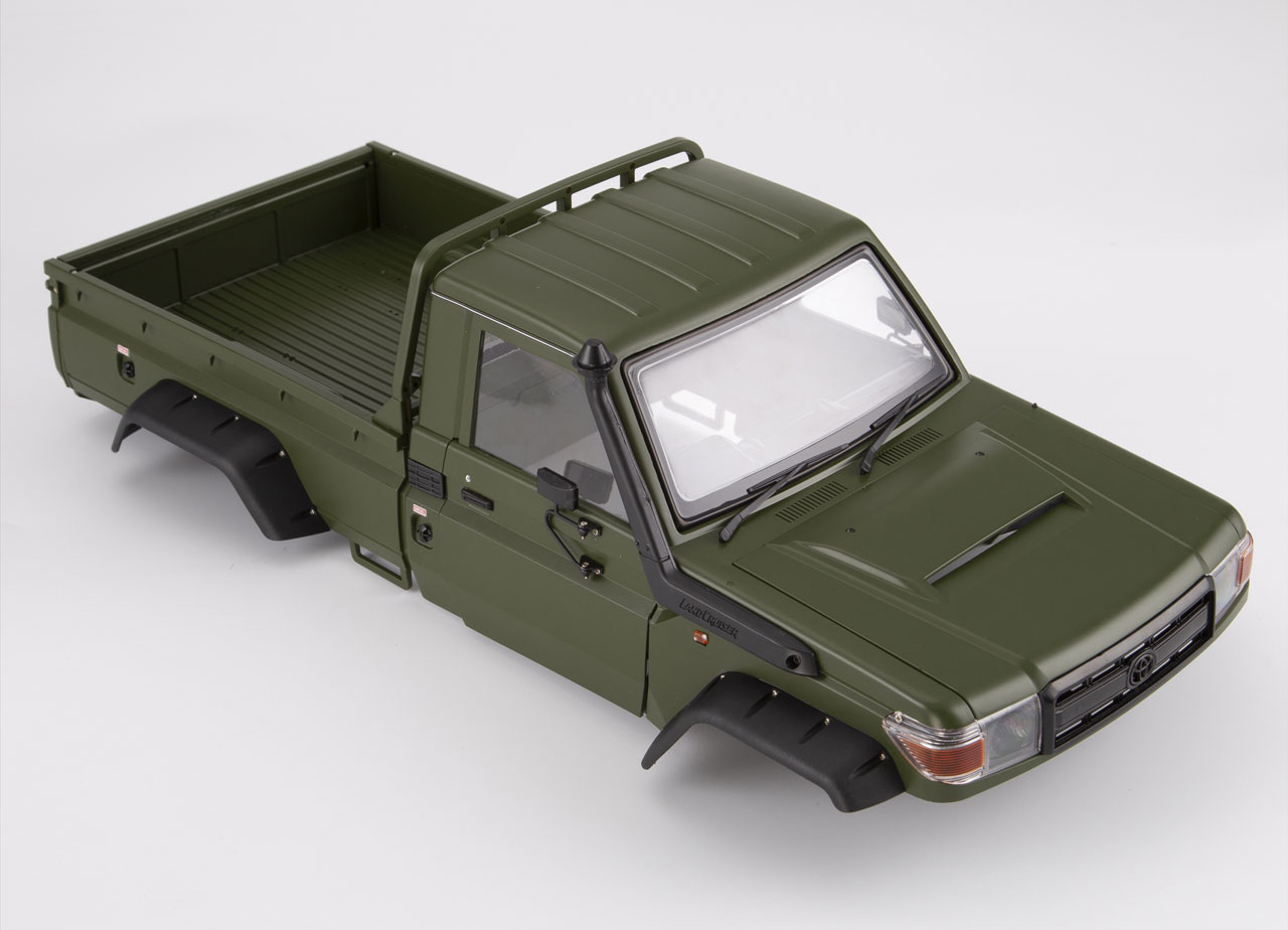 Killerbody Toyota Land Cruiser 70 Bausatz Military Grün lackiert für TR KB48733
