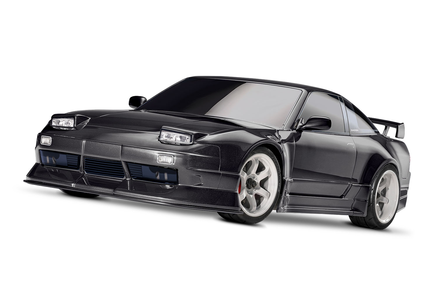 Traxxas 4-TEC Nissan 240SX schwarz 1/10 VX3 Brushless Tourenwagen ARTR 93424-4-BLK - Abbildung 1