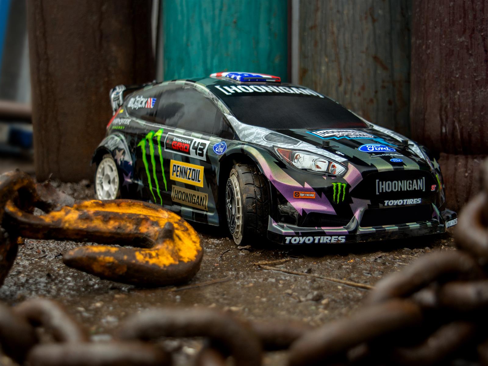 HPI WR8 Flux Ken Block Gym8 Ford Fiesta ST RX43 120036