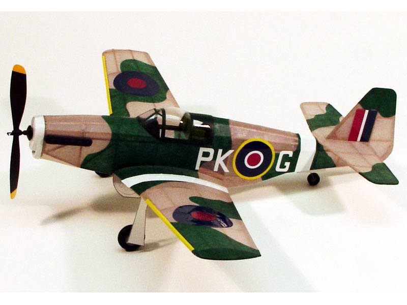 Dumas P-51B Mustang Balsabausatz 218