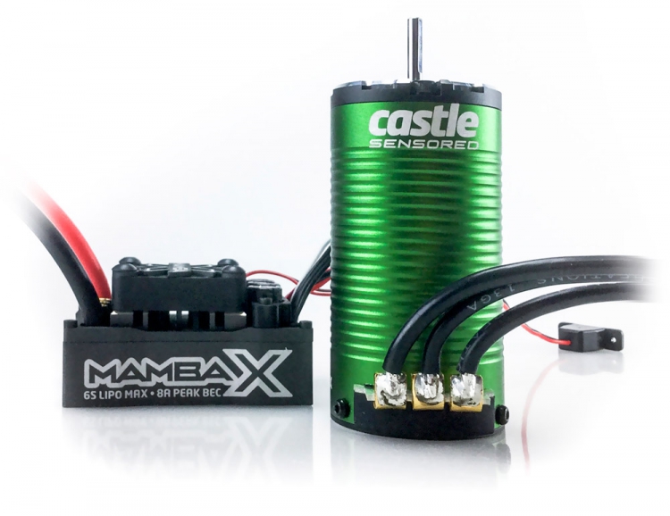 Castle Mamba X SCT ESC Combo mit 1415-2400KV Sensored Motor 010-0160-00