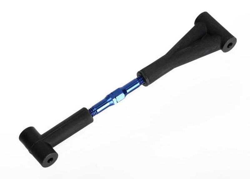 Traxxas Wheelie-Bar Link Alu blau 6979