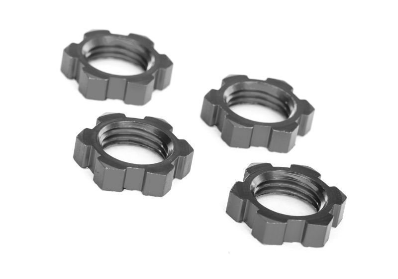 Traxxas Radmuttern verzahnt Aluminium grau 17mm (4) X-Maxx, XRT, Sledge, E-Revo 7758-GRAY - Abbildung 1