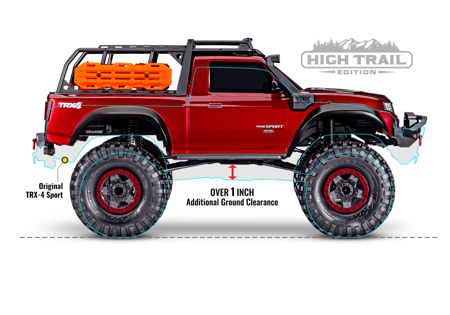 Traxxas TRX-4 Sport High Trail Edition Crawler Grau 82044-4 - Abbildung 5