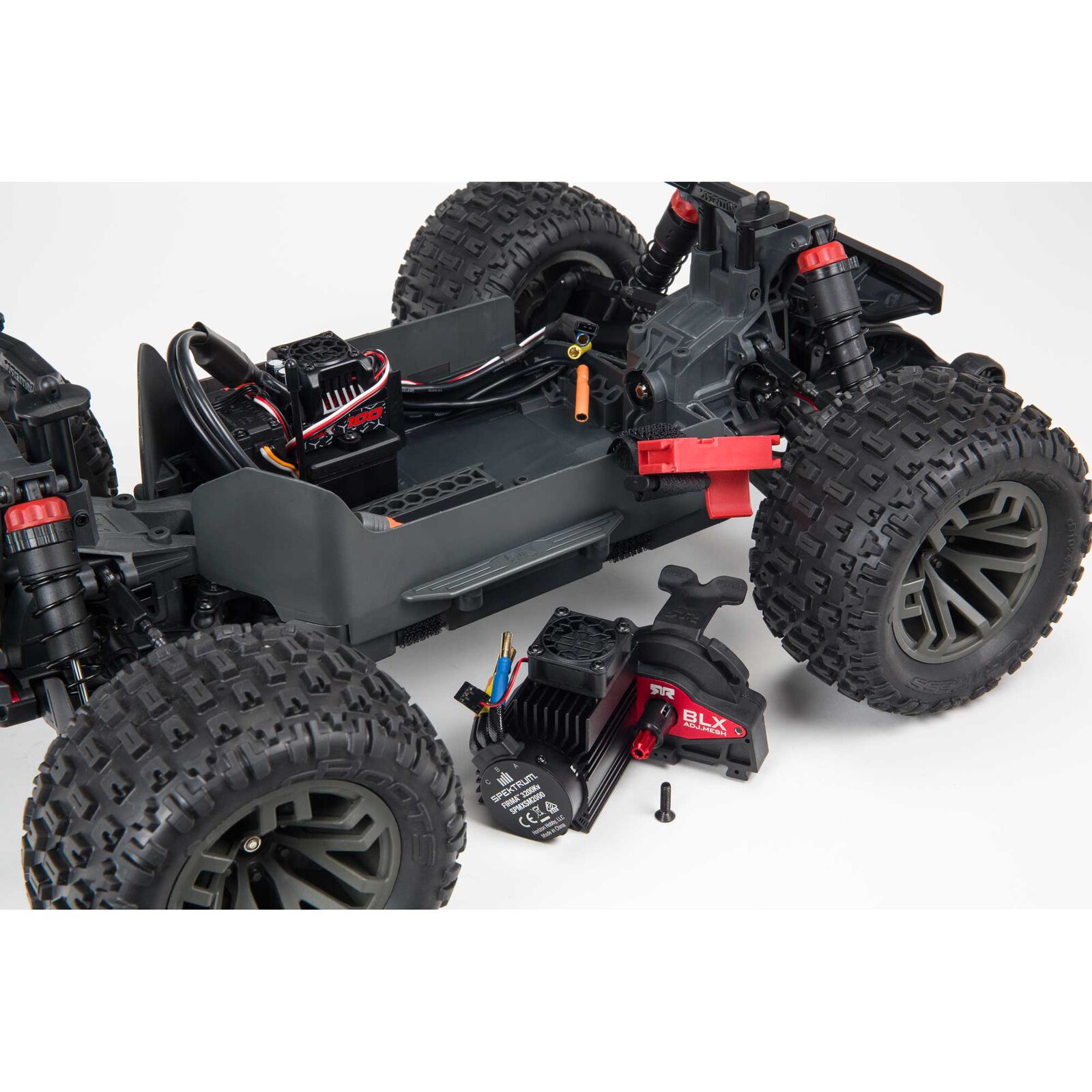 ARRMA 1/10 GRANITE 4WD 3S BLX Brushless Monster Truck RTR, Red  ARA4302V3BT2