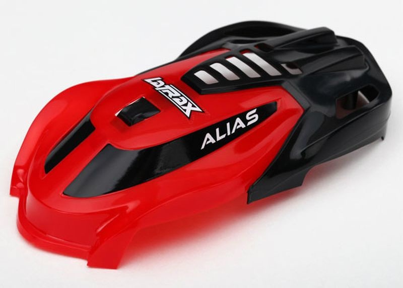 Traxxas Haube, Alias rot mit Schrauben 6611