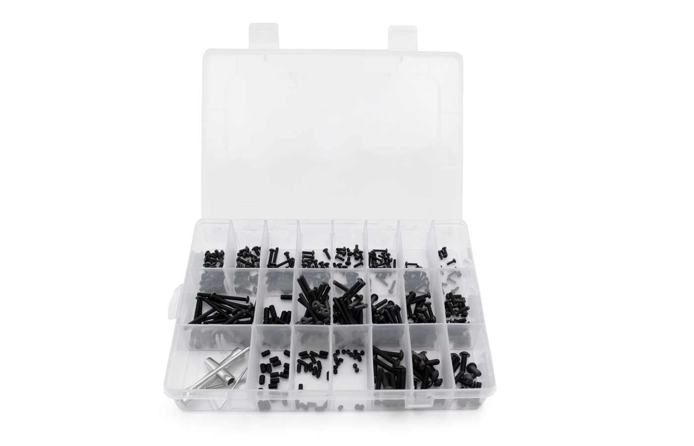 Modster Schrauben Set Sechskant Rundkopf 395 Teilig mit Aufbewahrung MD11507
