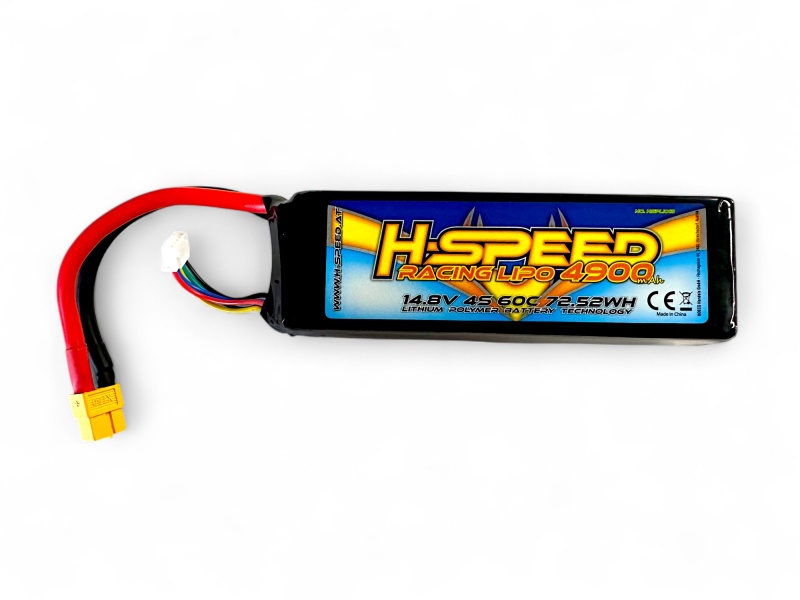 H-SPEED LiPo 4900mAh 14.8V 60C Akku Softcase XT60 HSPLI013