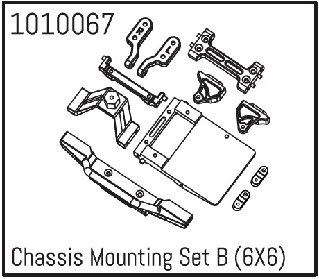 Hobby Plus Chassis Mounting Set B (6X6) 240087