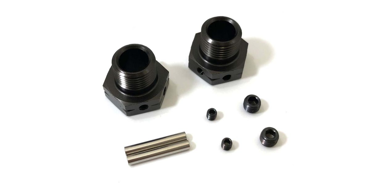 Kyosho Radmitnehmer Inferno MP9-MP10 Gun Metal (2) Breit IFW625W