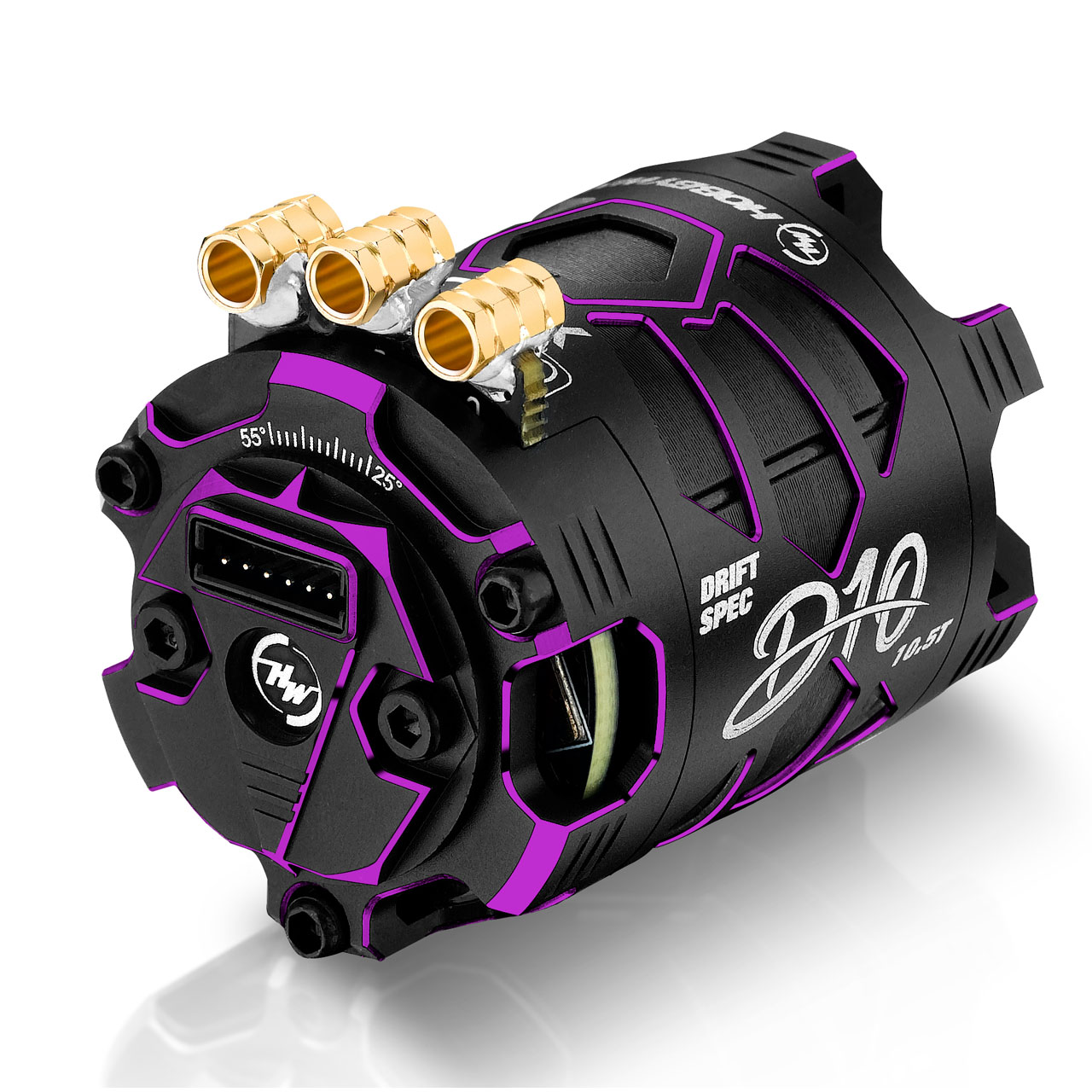 Hobbywing Xerun D10 Brushless Drift Motor 10.5T Violett 30401136