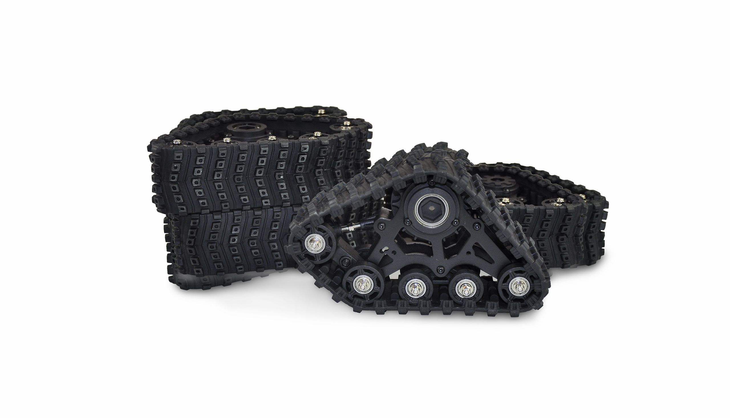 Amewi Kettenfahrwerk mit Dämpfungssystem schwarz, 4 Stück 28362