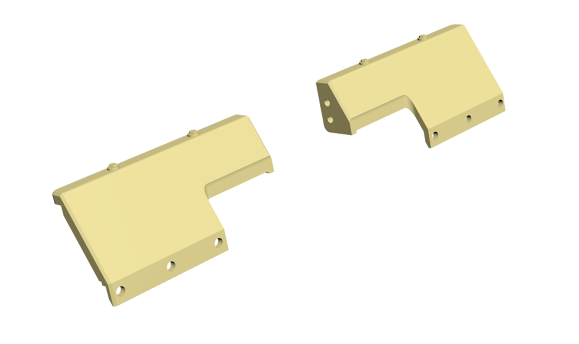 Amewi Fender links & rechts sand für 8x8 Truck T037