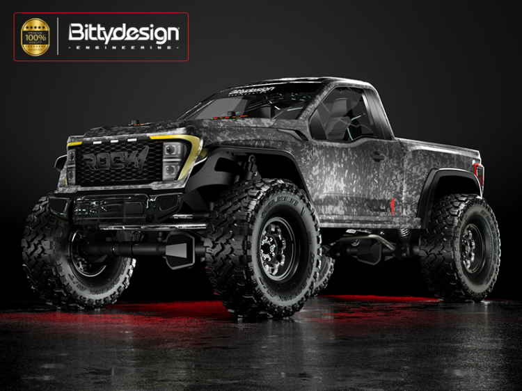 Bittydesign ROCK1 1/10 Clear Body for 313mm Wheelbase Crawler BDCR-RK1