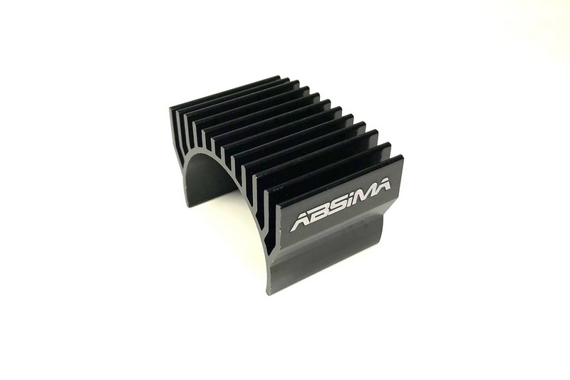 Absima Aluminium Kühlkörper schwarz für 1:10 Motoren 2310030 - Abbildung 1