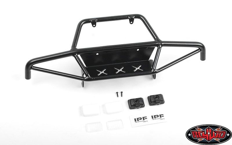 RC4WD Tri-X Steel Stinger Front Bumper w/ IPF Lights VVV-C0940