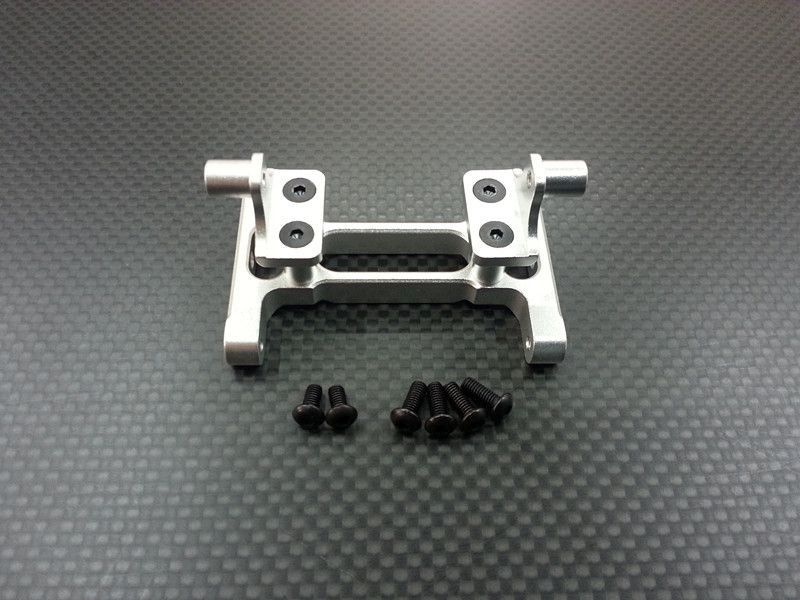 GPM Alu Chassisbefestigung hinten silber Tamiya King Hauler, Aeromax, Globeliner