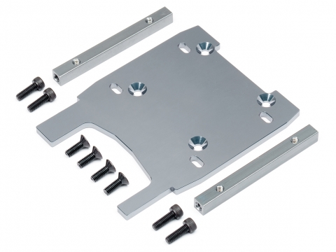 HPI Motorplatte (Grau/4mm) 108956