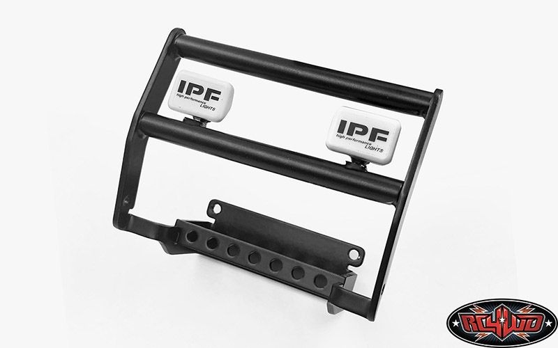 RC4WD Steel Push Bar Front Bumper w/IPF Lights for 1985 Toyota 4Ru VVV-C0754
