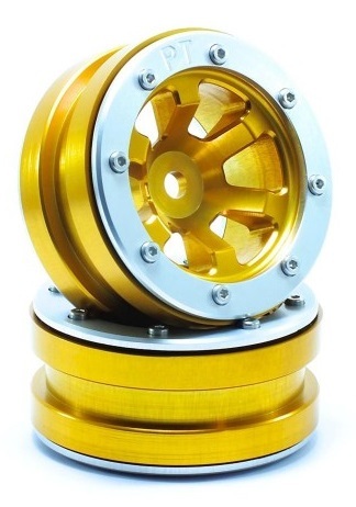 Metsafil Beadlock Wheels PT- Claw Gold/Silber 1.9 (2 St.) MT0060GOS