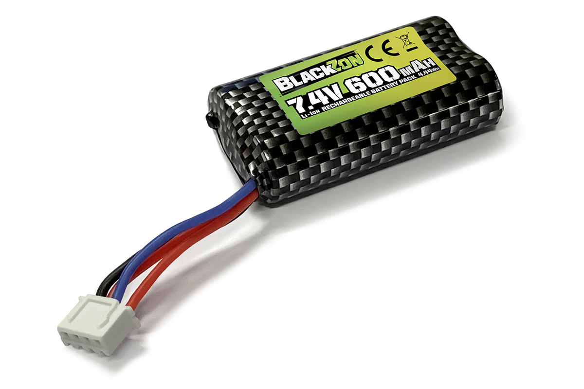 BLACKZON Akku Pack Li-Ion 7.4V, 600mAh 540337 - Abbildung 1