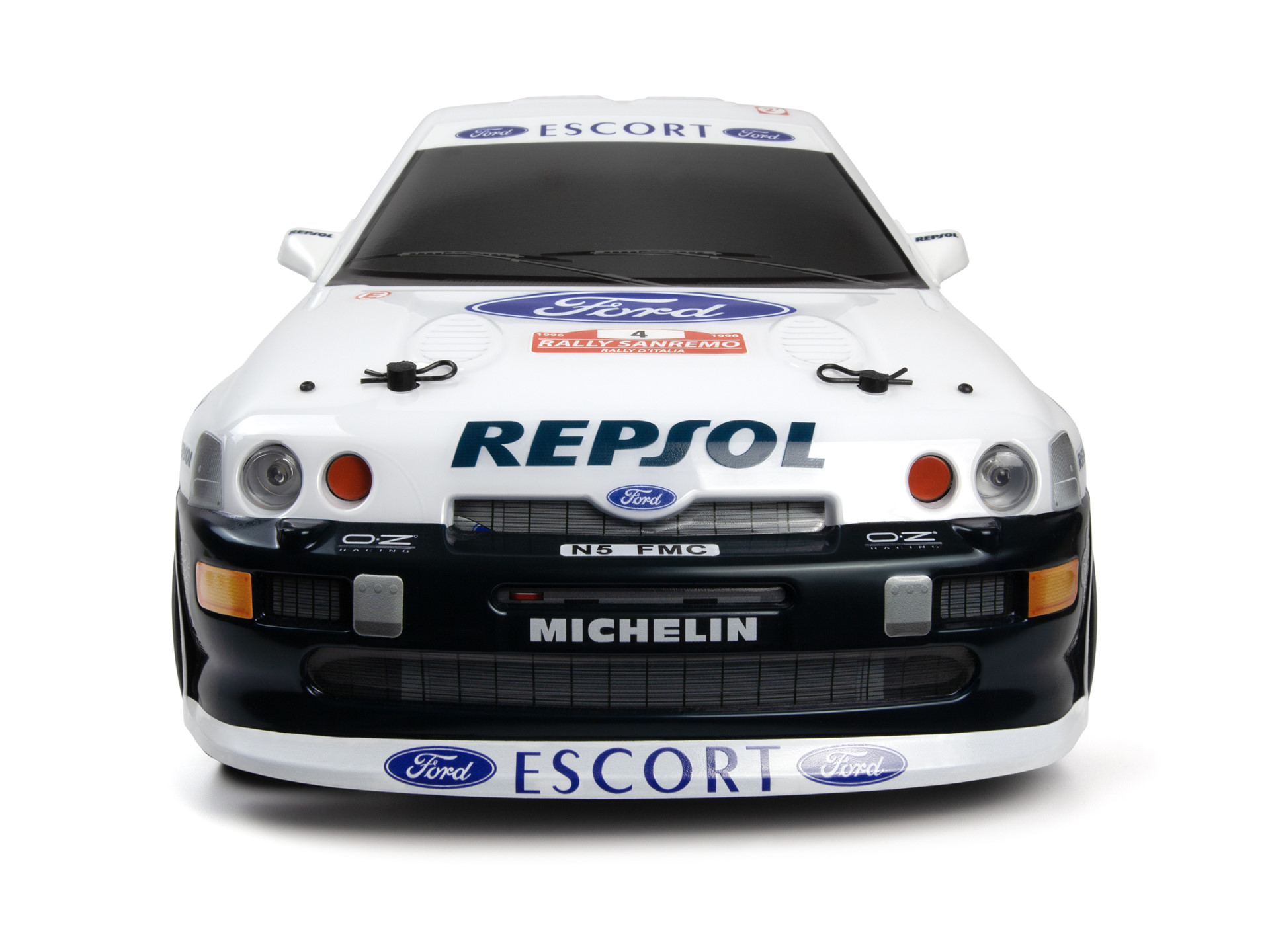 HPI WR8 FLUX 1996 Ford Escort Cosworth Rally Sanremo RTR 160558 - Abbildung 6