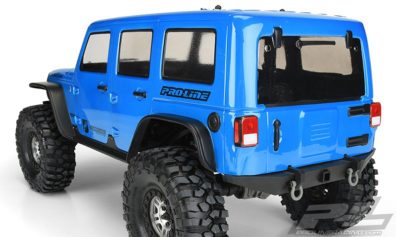Pro-Line Jeep Wrangler Unlimited Rubicon Karo (klar) für Traxxas TRX-4 - 325mm Radstand 3502-00 - Abbildung 2