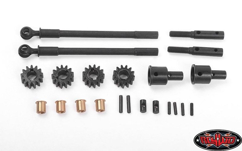 RC4WD Replacement CVD Axles for Portal Front Axles for Axial AR44 Z-S1942 - Abbildung 1