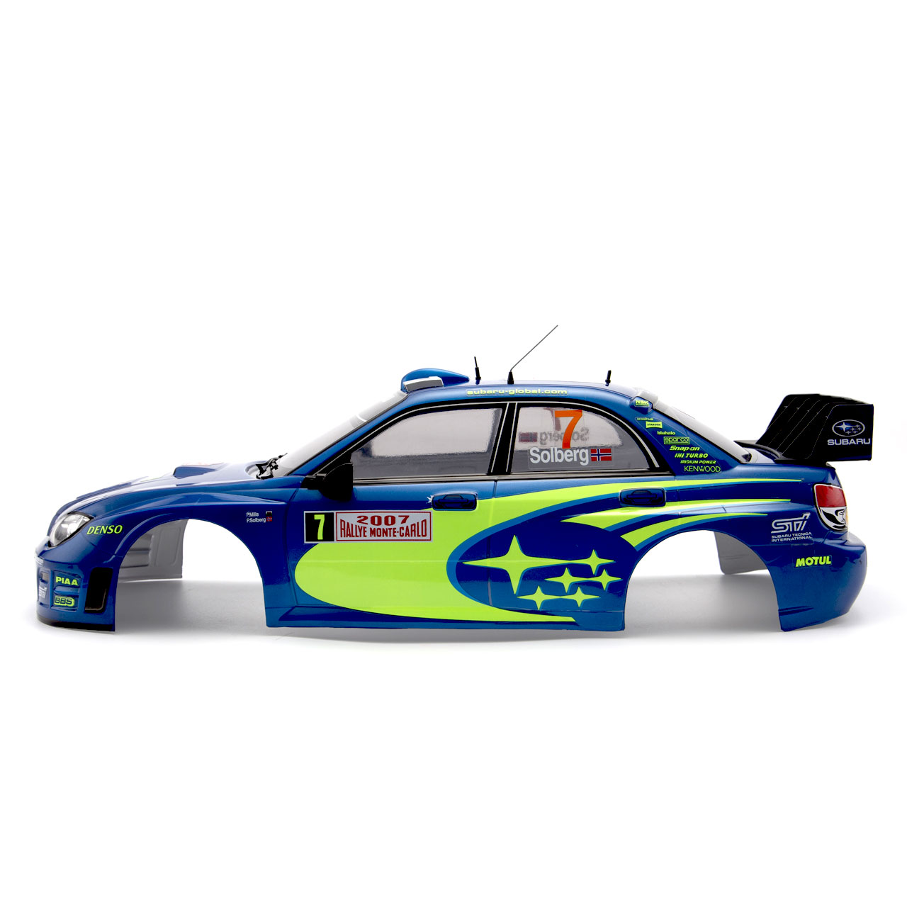 Killerbody Subaru Impreza WRC 2007 Karosserie Blau lackiert 195mm RTU KB48762