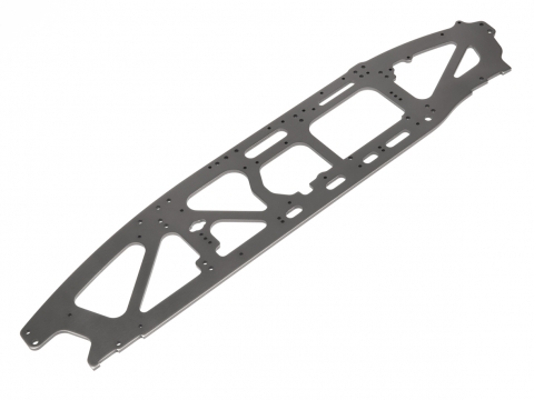 HPI TVP Chassis links 4mm (Super 5SC Flux/Grau) 108205