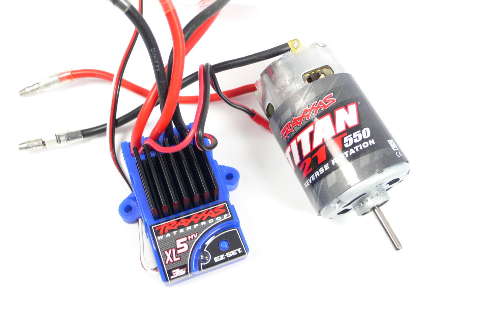 Traxxas Brushed Scale Crawler Combo Fahrtregler XL-5HV 100A + Titan 21T Motor - Abbildung 1