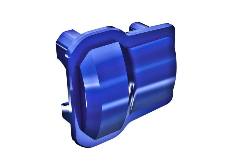 Traxxas Achs-Gehäusedeckel 6061-T6 Alu blau eloxiert (2) +KT 9787-BLUE