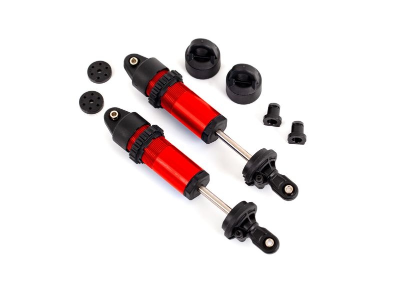 Traxxas GT-Maxx Dämpfer Aluminium rot (2) Sledge vo + MAXX + MAXX SLASH 9660-RED