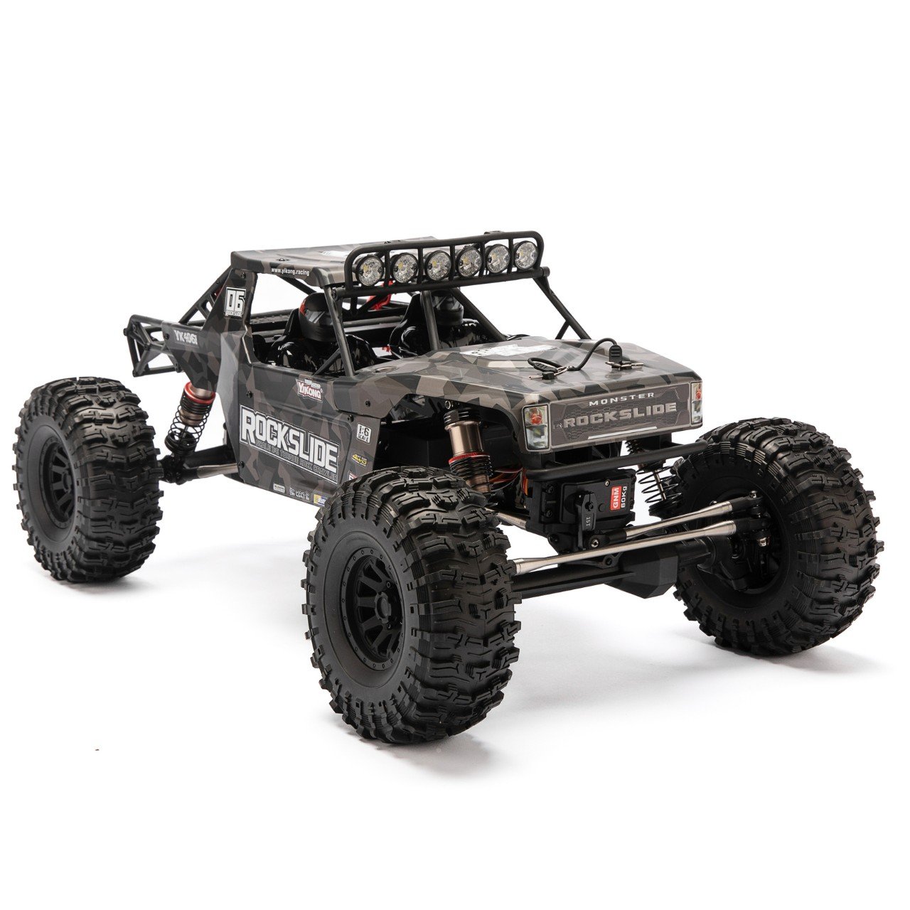 Yikong Rock Crawler Rock Slide 1/6 4WD Schwarz YK4061D - Abbildung 1