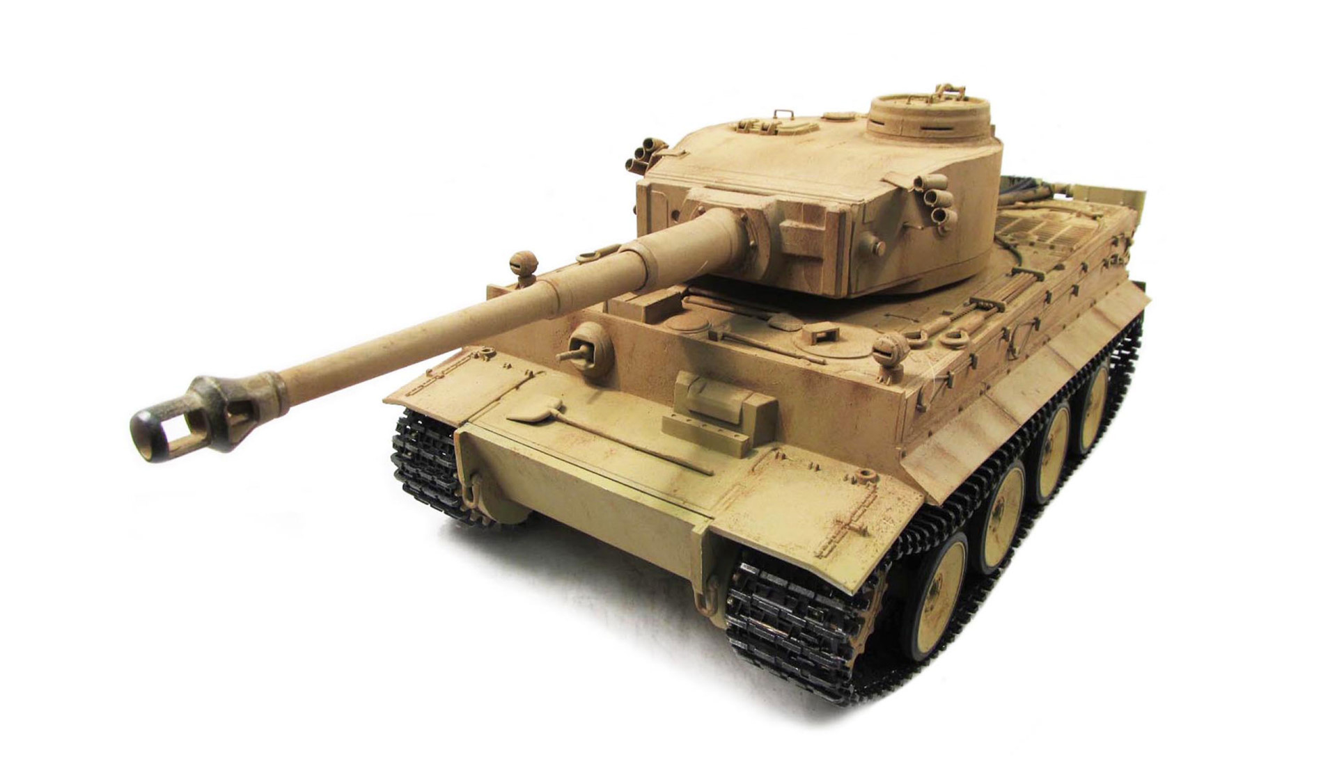 Amewi Tiger I Professional Line III Panzer Metal RTR 2.4G Desert Yellow 23078 - Abbildung 1