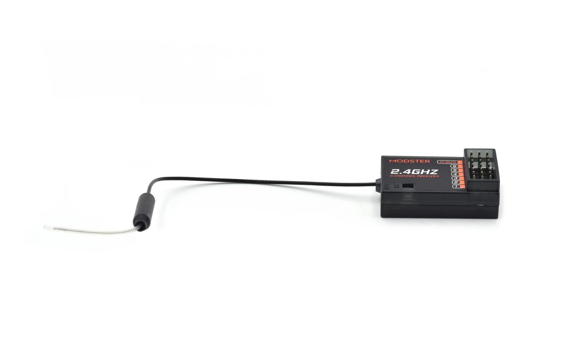 Modster Empfänger 6-Kanal 2,4Ghz Easy Trainer 800/1280 V2 MD11257