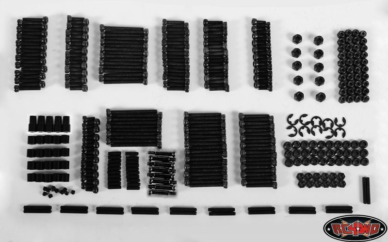 RC4WD Scaler & Crawler Screws & Support Bag (Black) Z-S0838