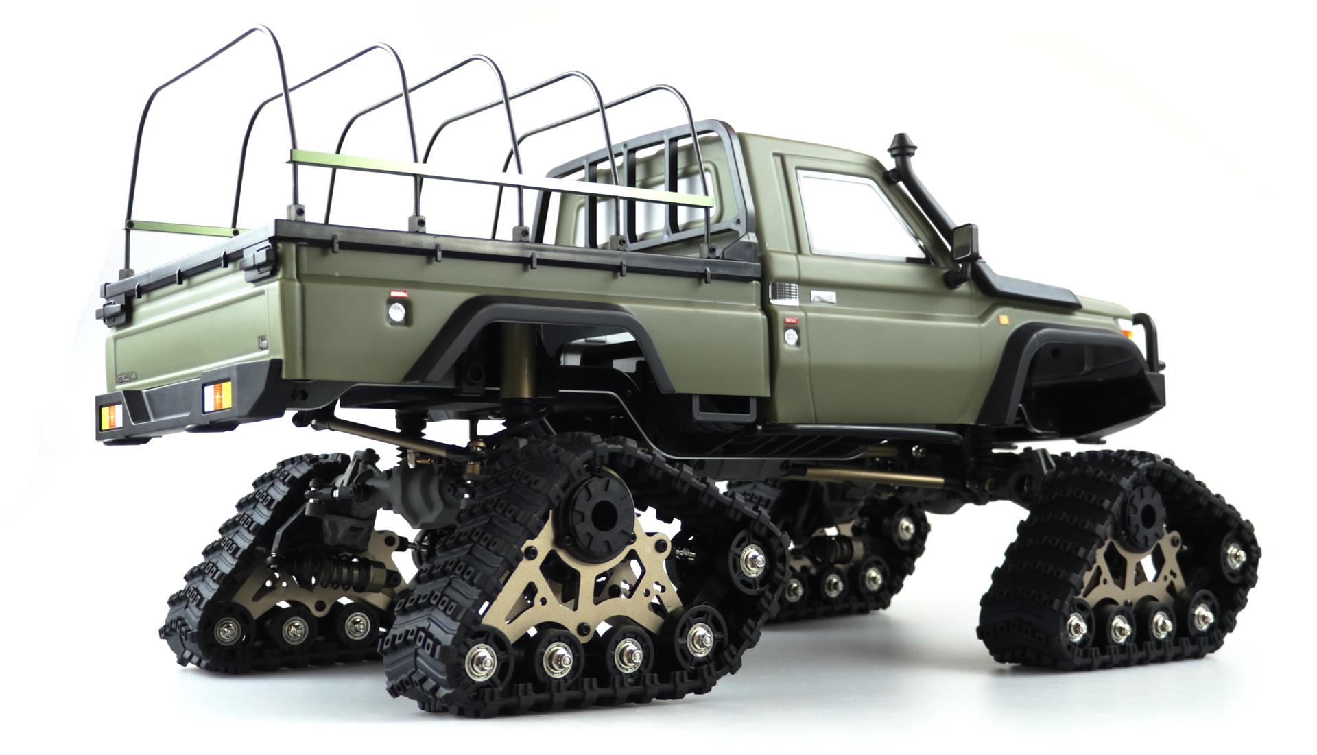 Amewi AMXRock RCX10PTS Scale Crawler Pick-Up 1:10, RTR grau 22463