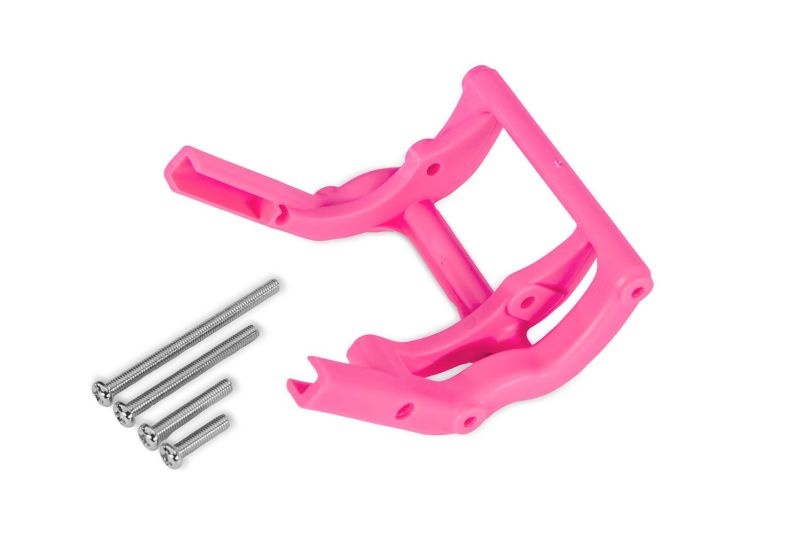 Traxxas Wheelie bar Halter mit Schrauben pink VX3 2WD 3677-PINK