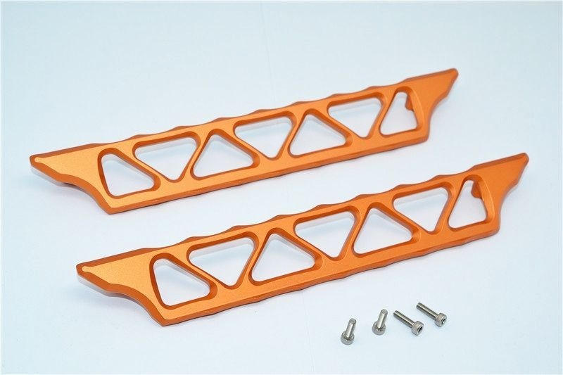 GPM Alu Seitenschutz orange Traxxas X-MAXX