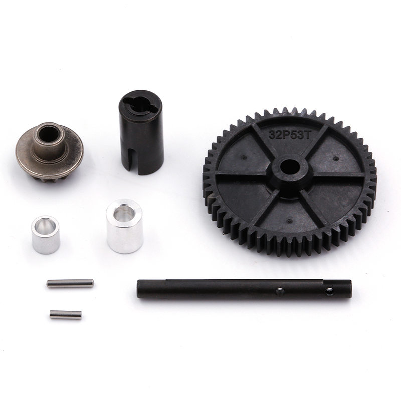 LC Racing Stahl Kegelrad mit Hauptzahnrad und Ausgang PTG1 LC8208