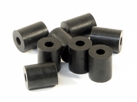 HPI Gummischlauch 3X8X10mm (GeforMT/schwarz/8St) 87058